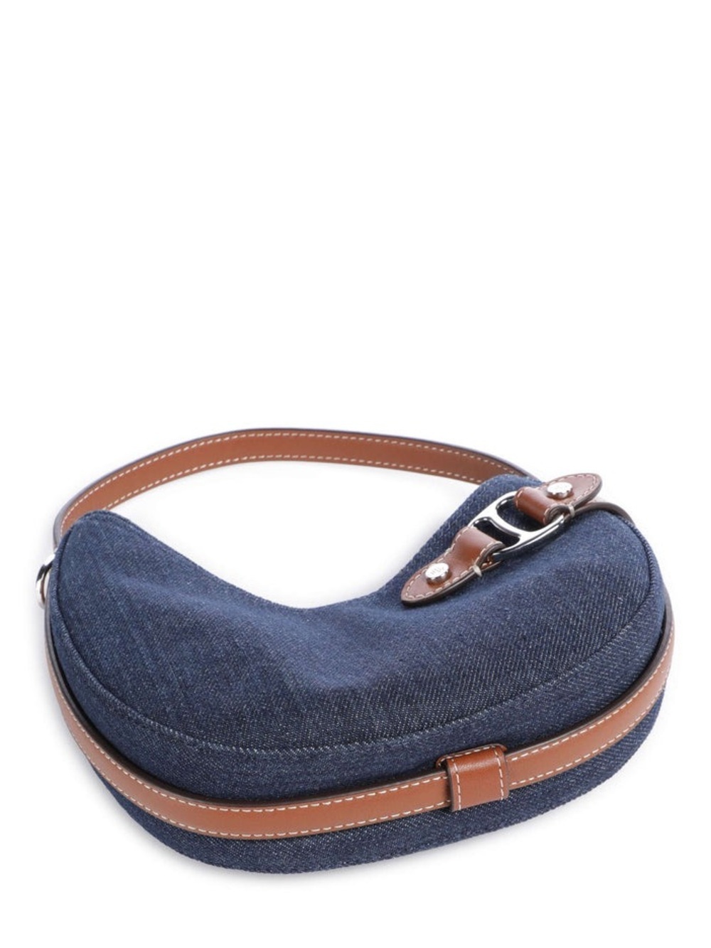 Lauren Ralph Lauren Tasha Small Shoulder Bag Canvas rinse wash denim/auren tan - Picture 5 of 10